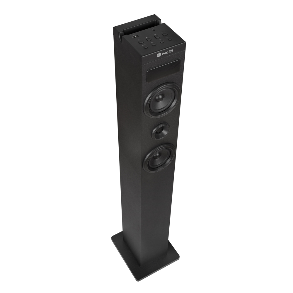 Altavoces, Torre de Sonido 80W Compatible con Tecnología Bluetooth  (USB/Radio FM/AUX). ENTRADA ÓPTICA
