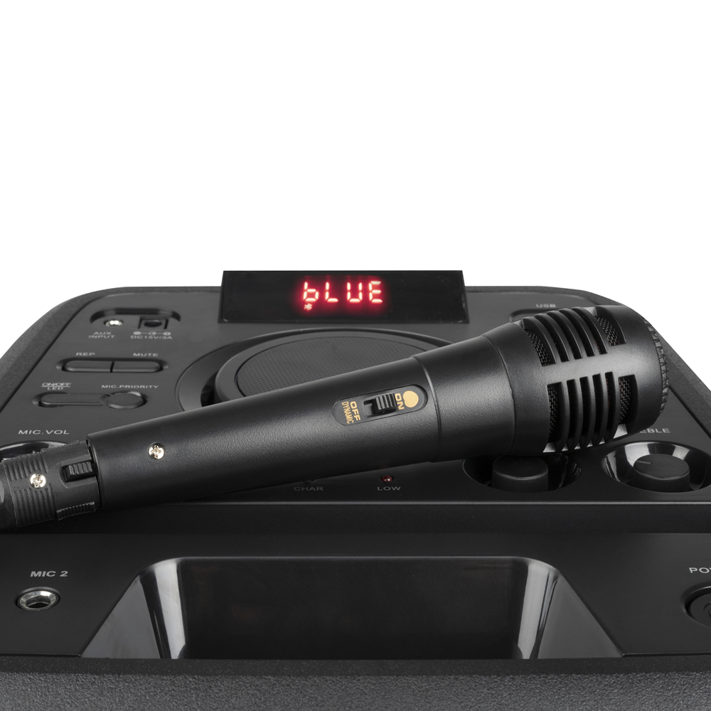 Altavoz estéreo Bluetooth inalámbrico portátil con sonido potente  Controladores acústicos de 10 W, micrófono integrado, radio FM, tarjeta  micro SD